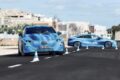 ステア・バイ・ワイヤのテストを実施する、新型「メルセデス・ベンツ EQS」。