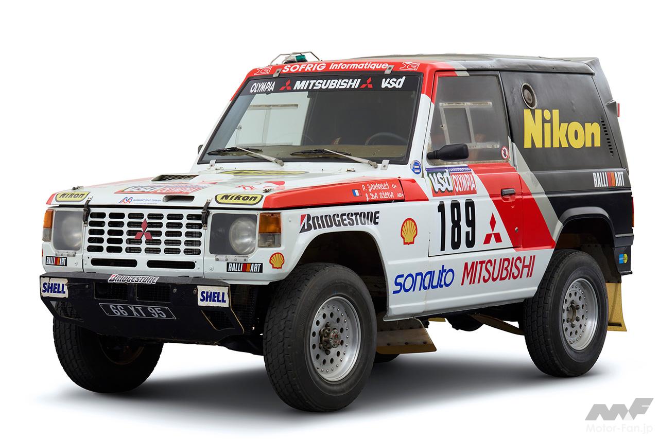 1980年代当時画期的だった「パジェロ」の初代モデルなどを披露！三菱が