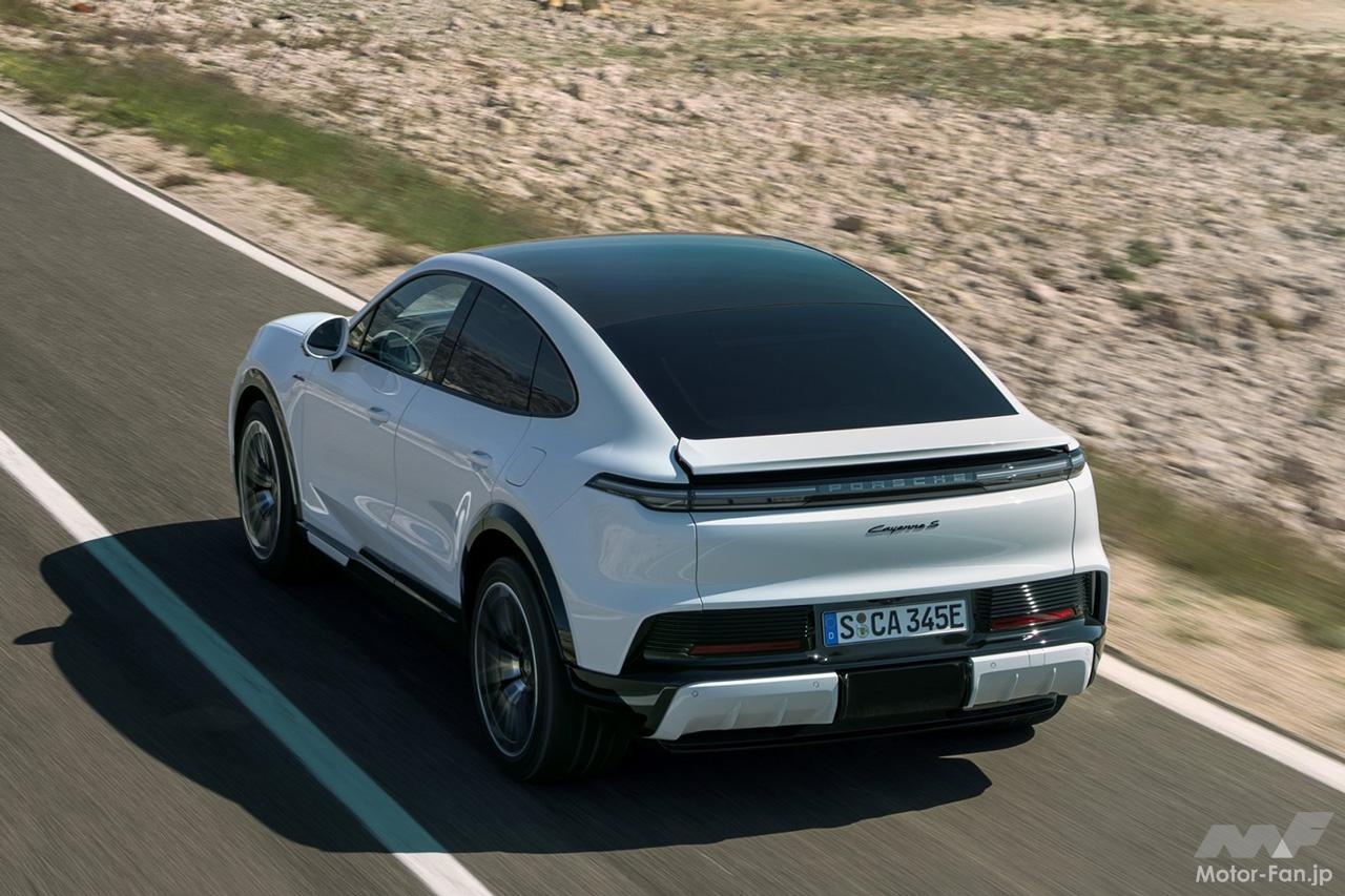 ポルシェ新型カイエンEVにクーペモデル追加! 空力進化で航続アップ