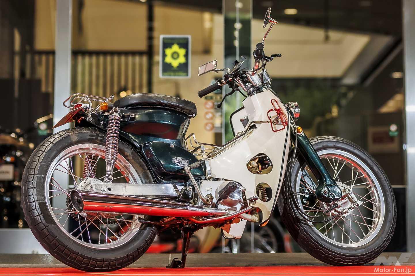 純正ルックの鍵はレッグシールド!太足で魅せるスーパーカブ50のプチ 純正ルックの鍵はレッグシールド!太足で魅せるスーパーカブ50のプチ