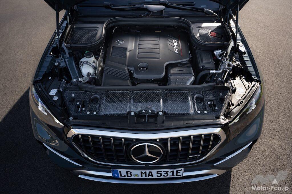 「メルセデス AMG GLE 53 ハイブリッド 4MATIC+」改良新型のパワートレイン。