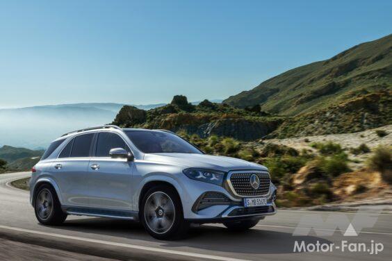 「メルセデス・ベンツ GLE」改良新型の走行シーン。