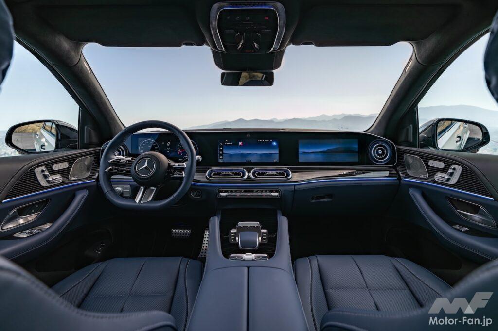 「メルセデス・ベンツ GLE」改良新型のインテリア。