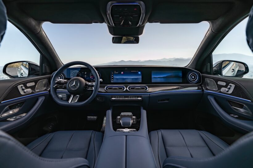 「メルセデス・ベンツ GLE」改良新型のインテリア。