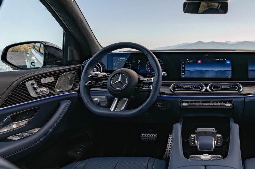 「メルセデス・ベンツ GLE」改良新型のインテリア。