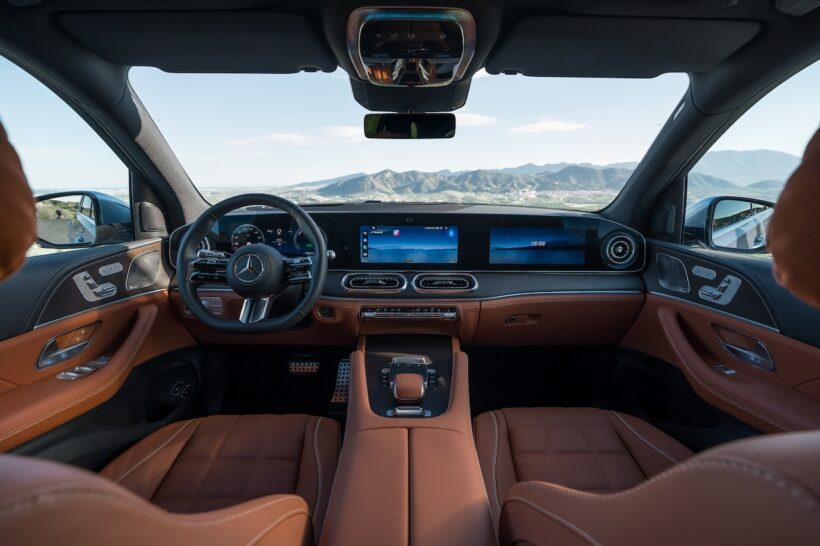 「メルセデス・ベンツ GLE」改良新型のインテリア。