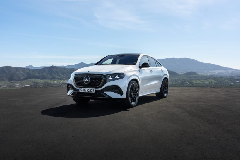 「メルセデス・ベンツ GLE クーペ」改良新型のエクステリア。