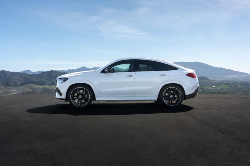 「メルセデス・ベンツ GLE クーペ」改良新型のエクステリア。