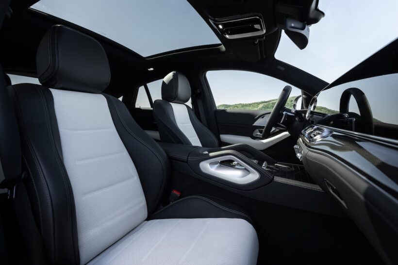 「メルセデス・ベンツ GLE クーペ」改良新型のインテリア。