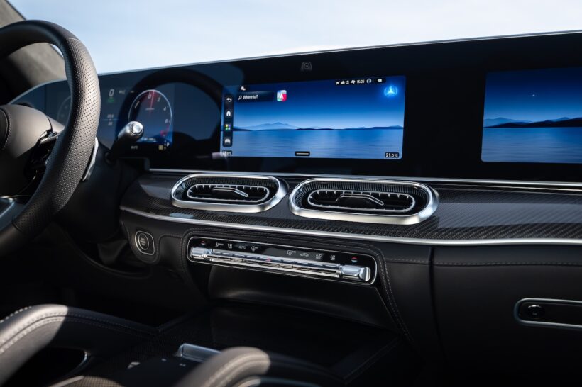 「メルセデス・ベンツ GLE クーペ」改良新型のインテリア。