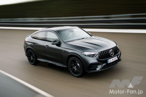 新型「メルセデス AMG GLC 53 4MATIC+」の走行シーン。