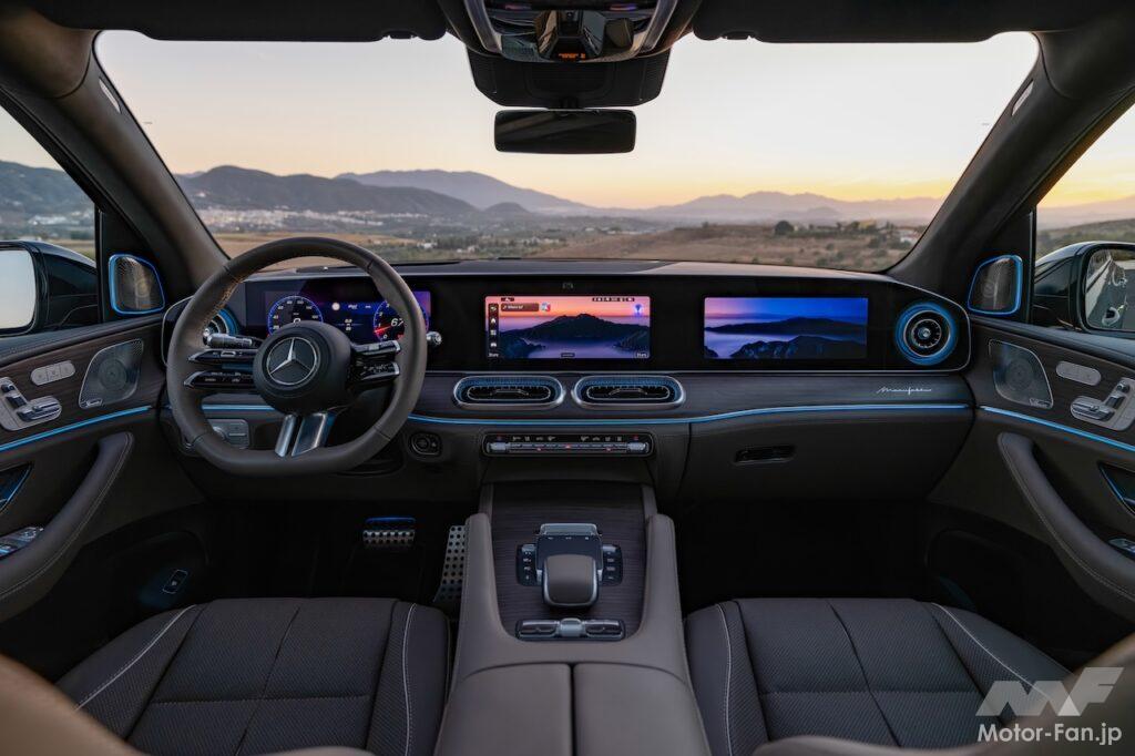 「メルセデス・ベンツ GLS」改良新型のインテリア。