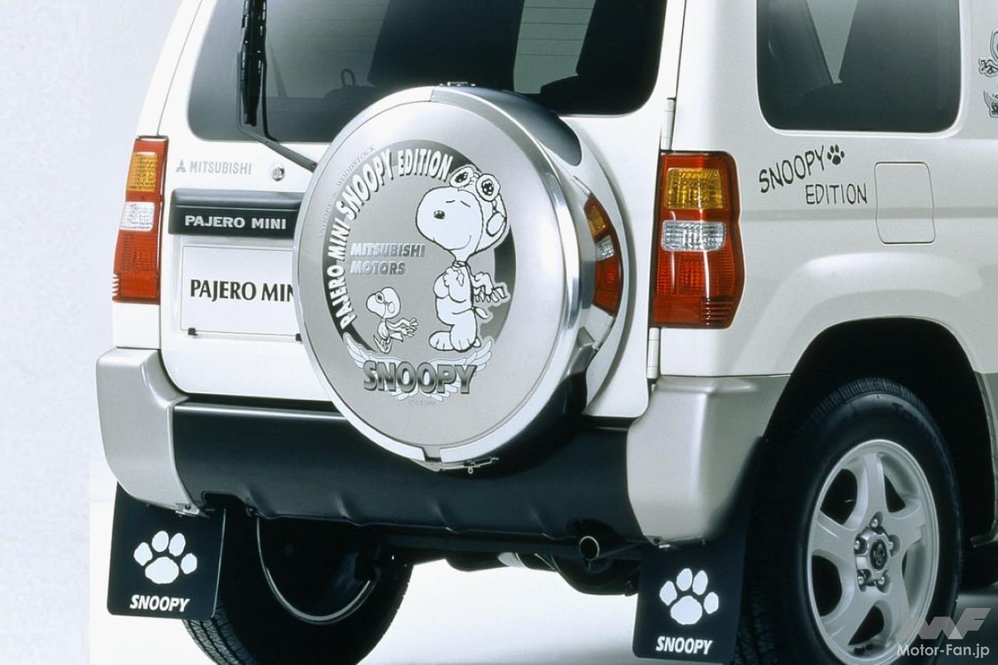 パジェロミニ　スヌーピータイヤカバー 送料無料] ☆三菱 MITSUBISHI パジェロミニ スペアタイヤカバー
