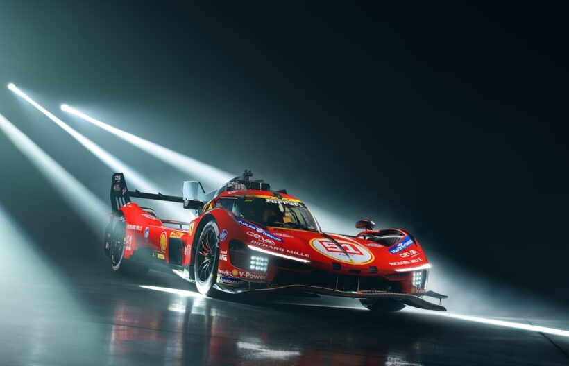 2026年シーズンのWECに投入される「フェラーリ 499P」。