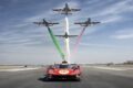 WEC開幕戦「イモラ6時間レース」を前に、フェラーリとイタリア空軍のアクロバットチーム「フレッチェ・トリコローリ」が共演を果たした。