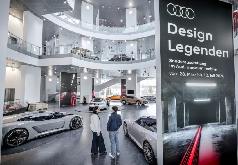 アウディ・ミュージアム・モバイルで開催される『Design Legends』で展示される、アウディのコンセプトカーたち。