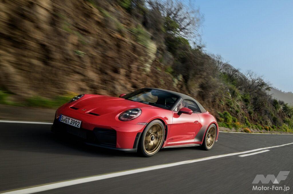 「ポルシェ 911 GT3 S/C」の走行シーン。