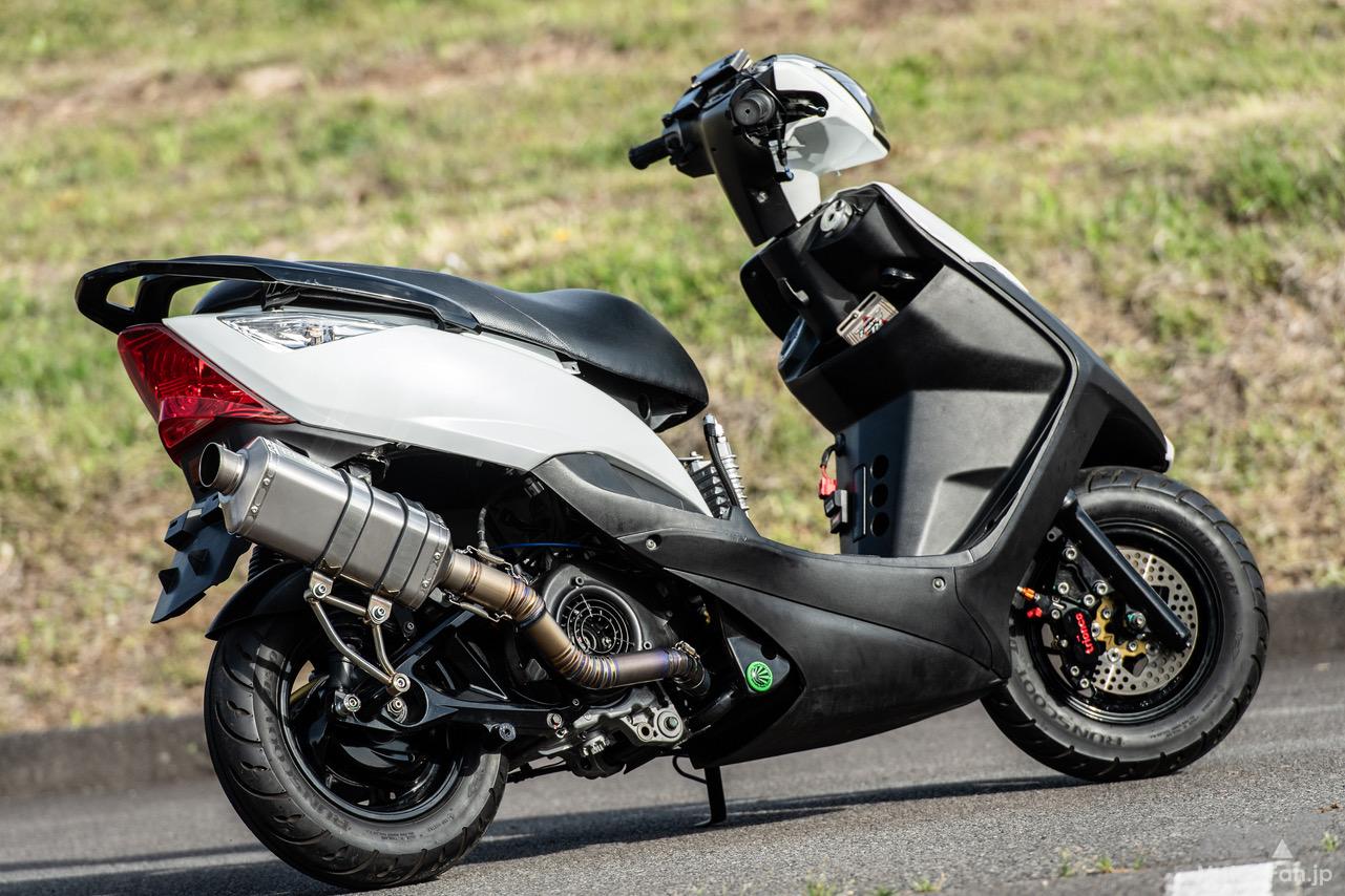 10インチタイヤスクーターの限界に挑戦したGTR125【モトチャンプ最高速