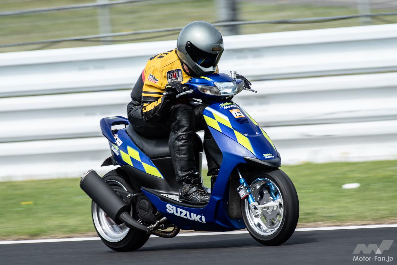 ランナー180のエンジンを搭載する通勤仕様のZZで参戦！ 【モトチャンプ 