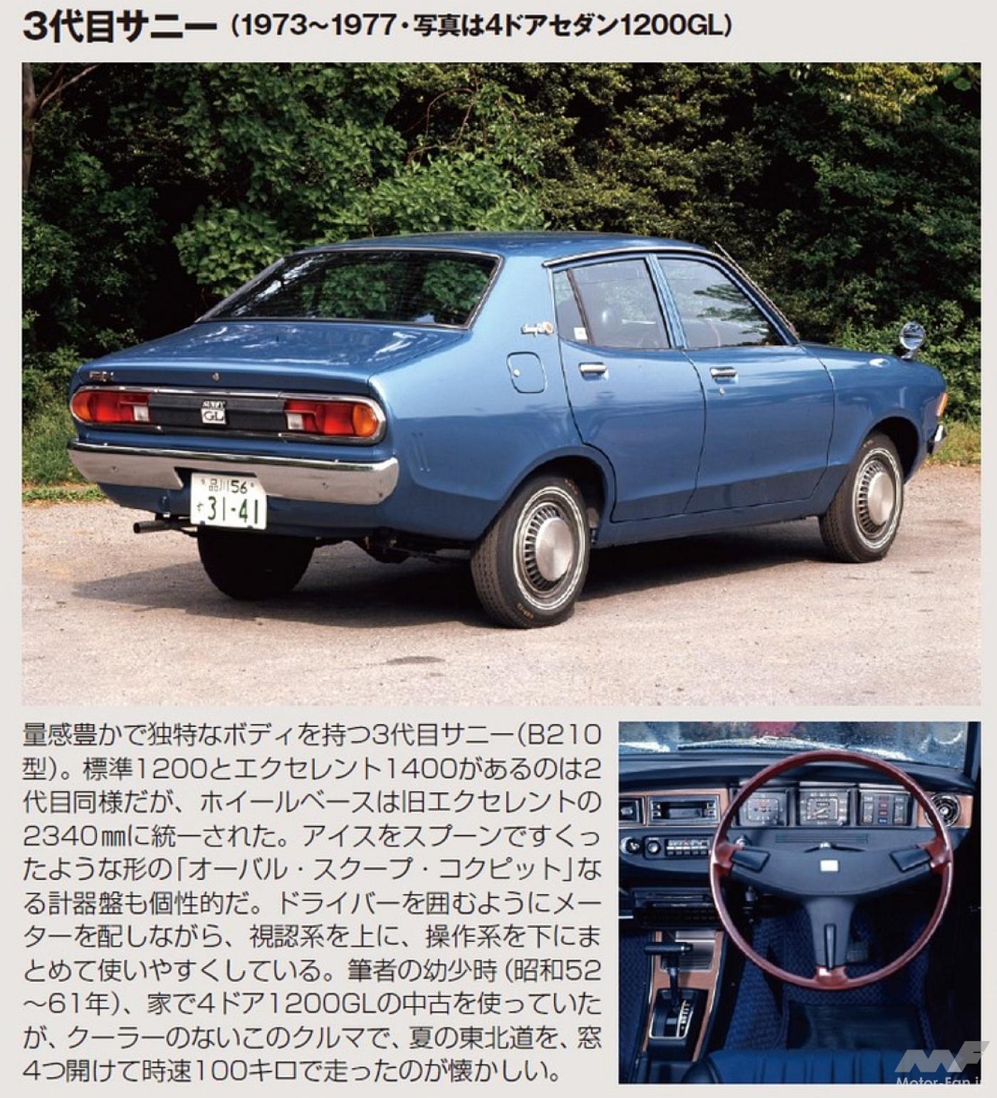 上級指向で勝負したSC対決第3ラウンド！優雅さの日産3代目「サニー