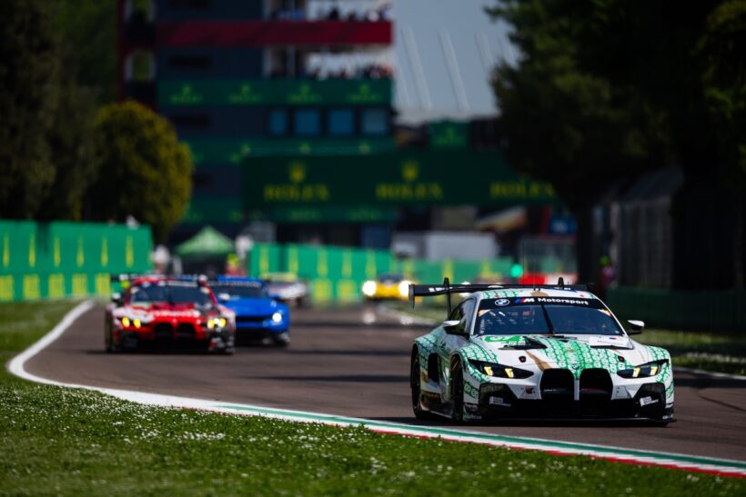WEC開幕戦イモラ6時間レースに参戦した、「BMW M4 LMGT3 エボ」。