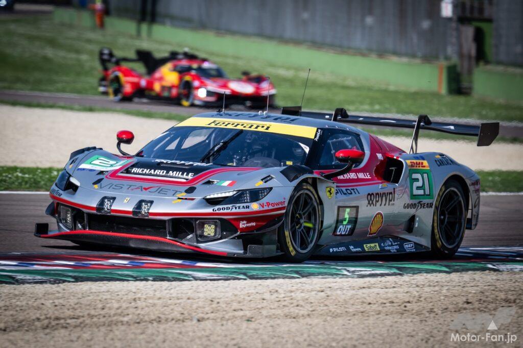 WEC開幕戦イモラ6時間レースが開催され、フェラーリ296 LMGT3 エボ 21号車が6位で走り切った。