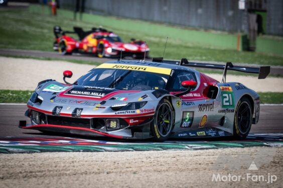 WEC開幕戦イモラ6時間レースが開催され、フェラーリ296 LMGT3 エボ 21号車が6位で走り切った。