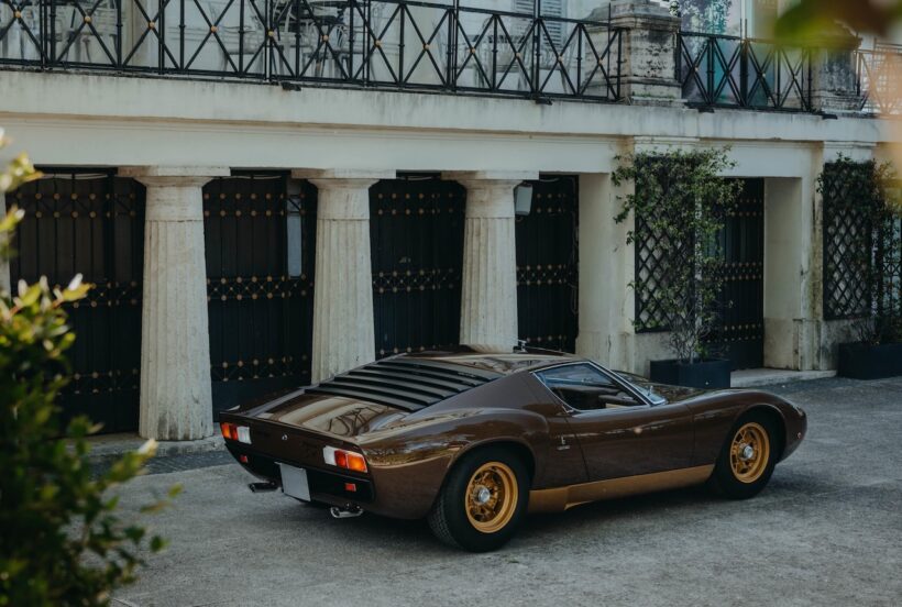 「アナンタラ・コンコルソ・ローマ」で初公開された、た1972年型「ミウラ SV」。