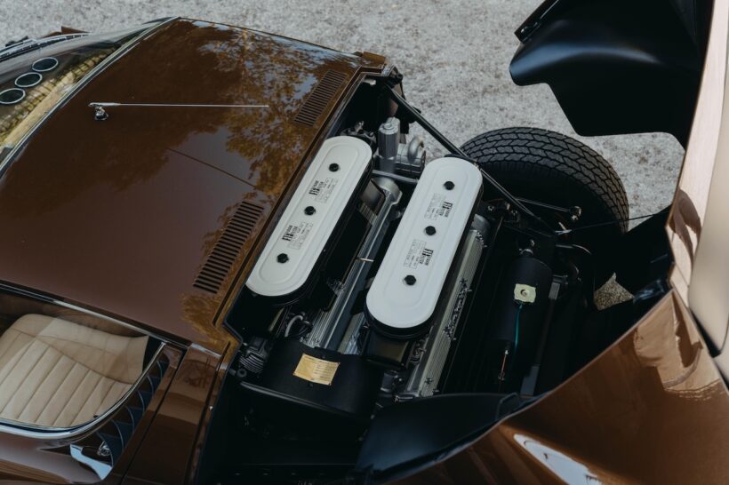 「アナンタラ・コンコルソ・ローマ」で初公開された、た1972年型「ミウラ SV」。