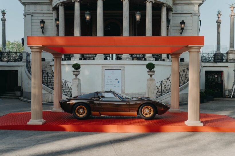 「アナンタラ・コンコルソ・ローマ」で初公開された、た1972年型「ミウラ SV」。