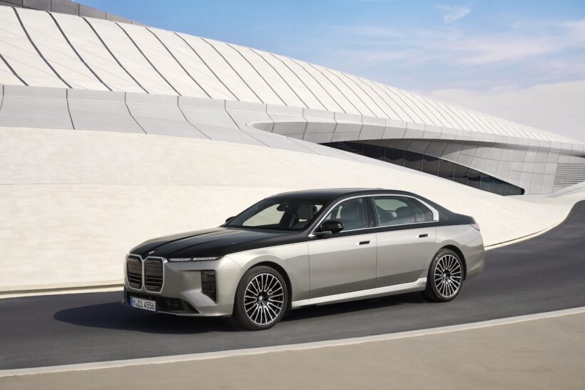 「BMW 7シリーズ」改良新型のエクステリア。