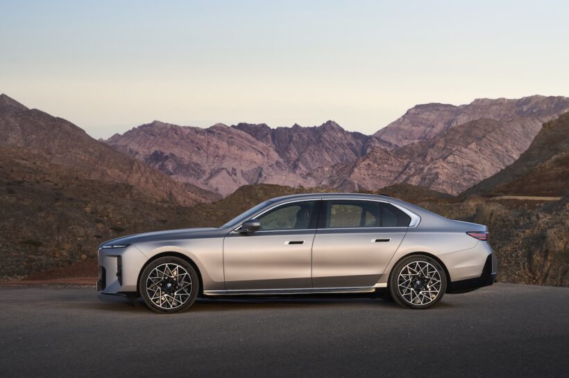 「BMW 7シリーズ」改良新型のエクステリア。