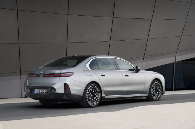 「BMW 7シリーズ」改良新型のエクステリア。