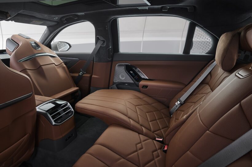 「BMW 7シリーズ」改良新型のインテリア。