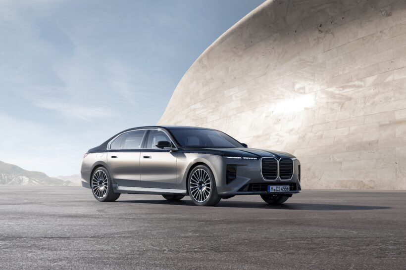 「BMW 7シリーズ」改良新型のエクステリア。