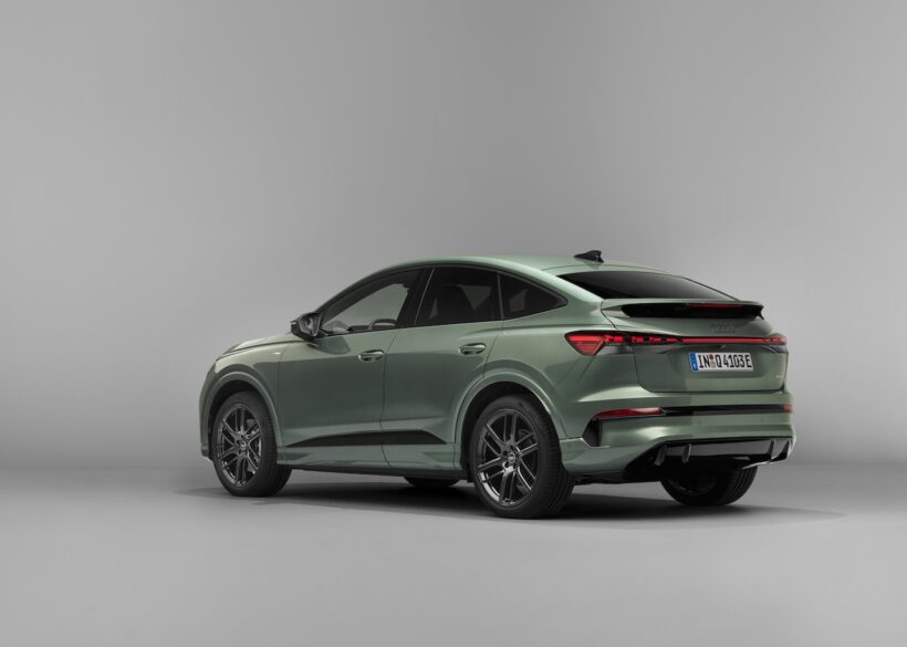 「アウディ Q4 スポーツバック e-tron」改良新型のエクステリア。