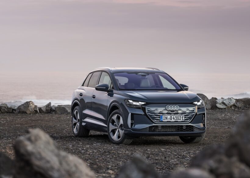 「アウディ Q4 SUV e-tron」改良新型のエクステリア。