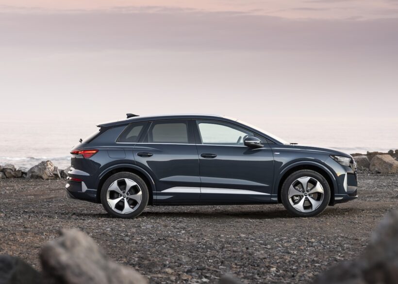 「アウディ Q4 SUV e-tron」改良新型のエクステリア。