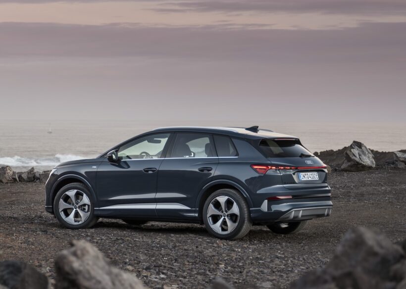 「アウディ Q4 SUV e-tron」改良新型のエクステリア。