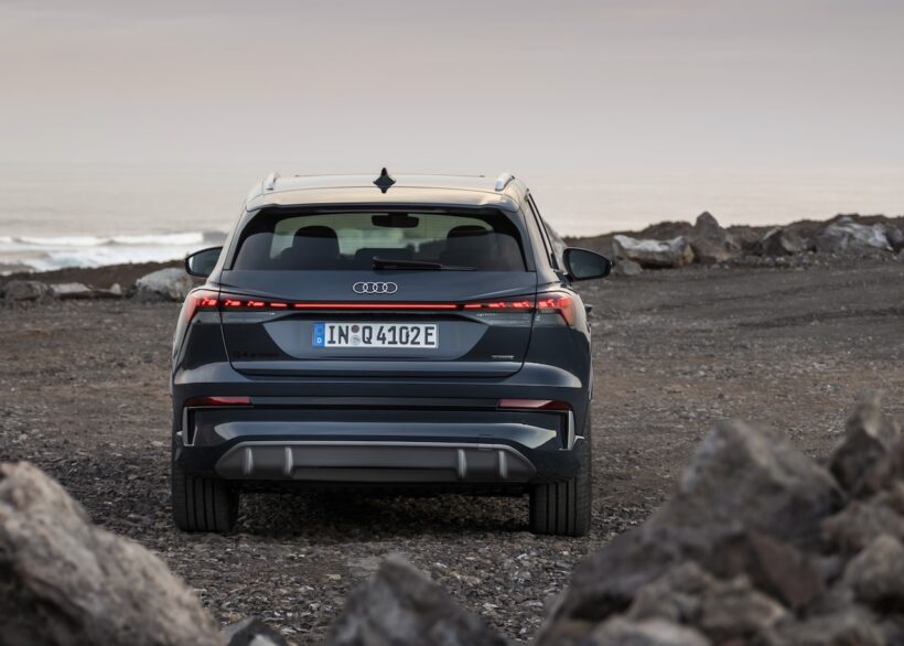 「アウディ Q4 SUV e-tron」改良新型のエクステリア。
