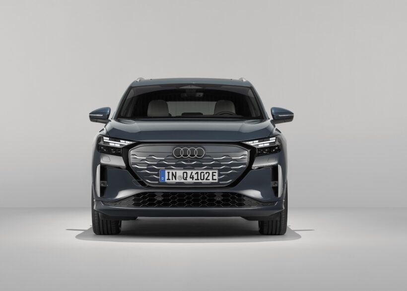 「アウディ Q4 SUV e-tron」改良新型のエクステリア。