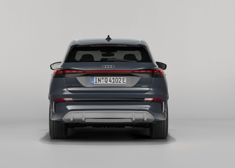 「アウディ Q4 SUV e-tron」改良新型のエクステリア。