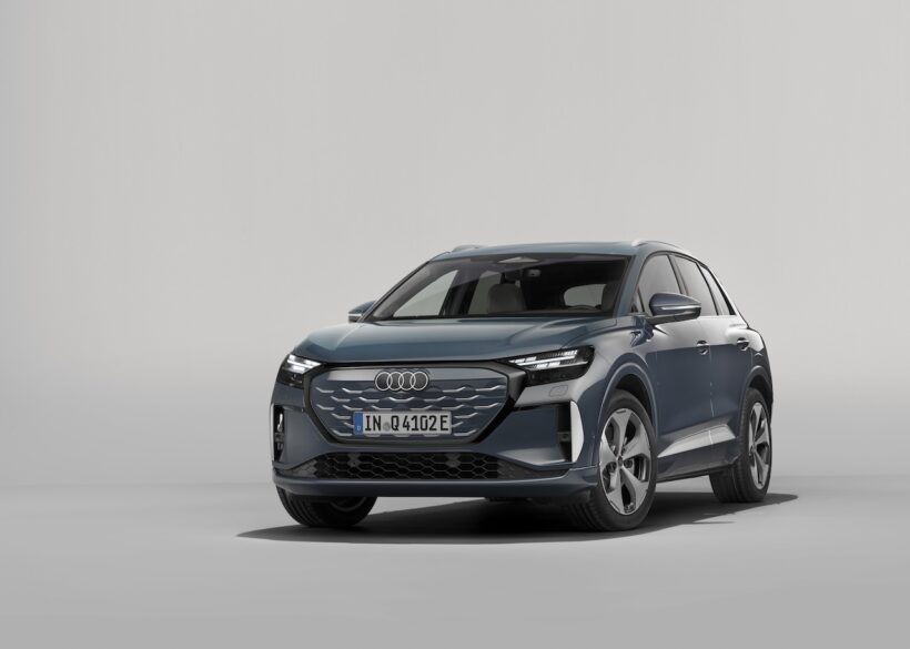 「アウディ Q4 SUV e-tron」改良新型のエクステリア。