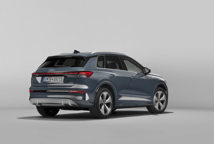 「アウディ Q4 SUV e-tron」改良新型のエクステリア。