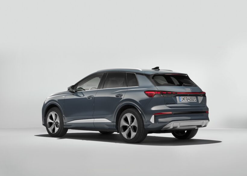 「アウディ Q4 SUV e-tron」改良新型のエクステリア。