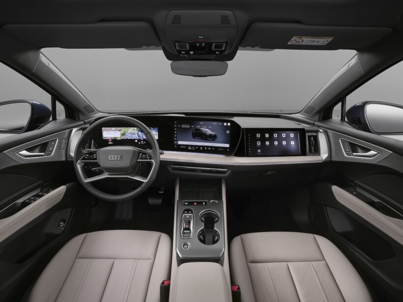 「アウディ Q4 SUV e-tron」改良新型のインテリア。