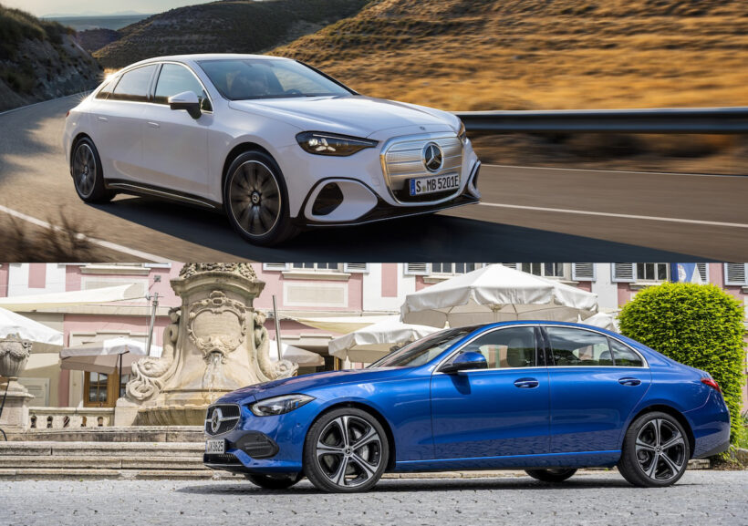 Mercedes-Benz C 400 4MATIC electric × Mercedes-Benz C 200 Sport