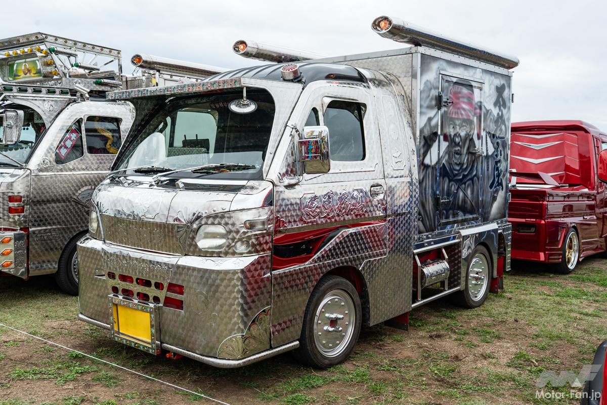 荷箱には名俳優が！」ウロコステンレス×エアブラシで魅せるハイゼット