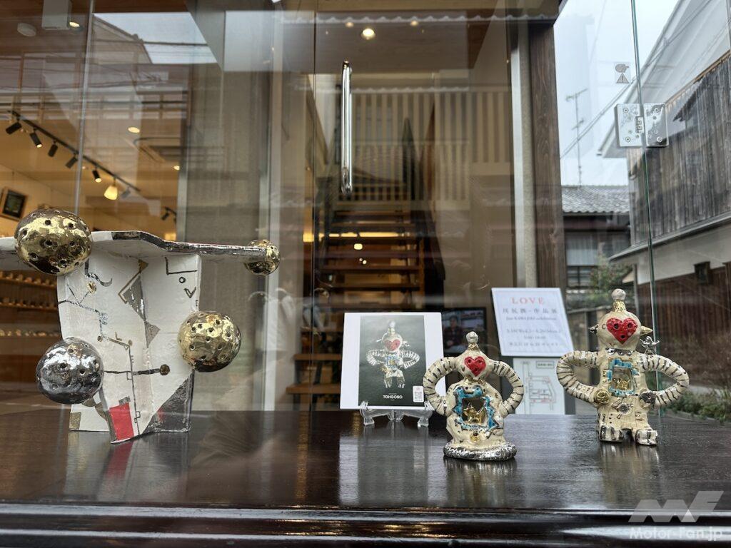 陶芸家、川尻潤さんの個展にて