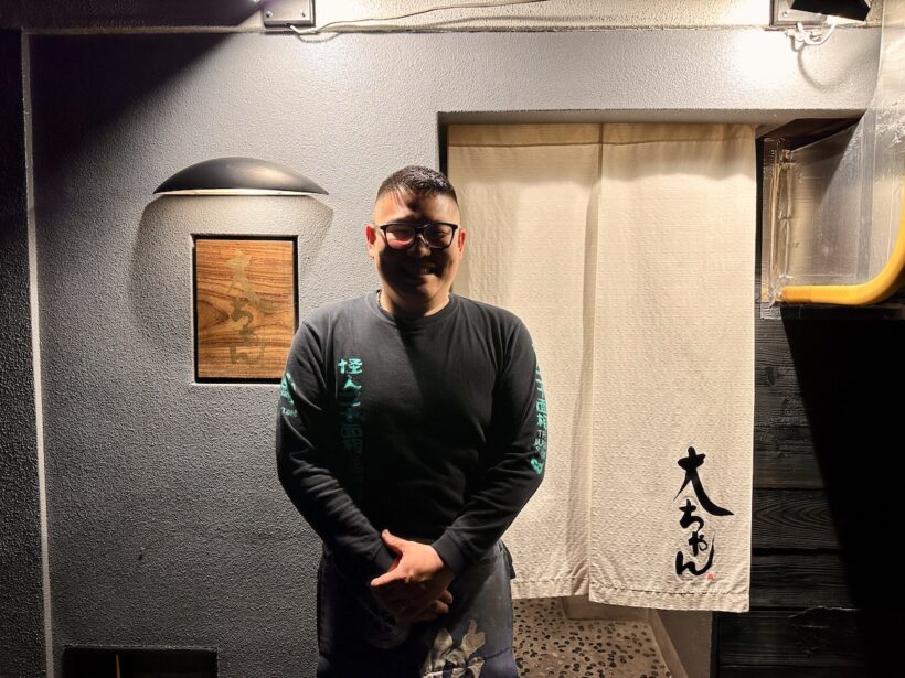 「居酒屋大ちゃん」にて。